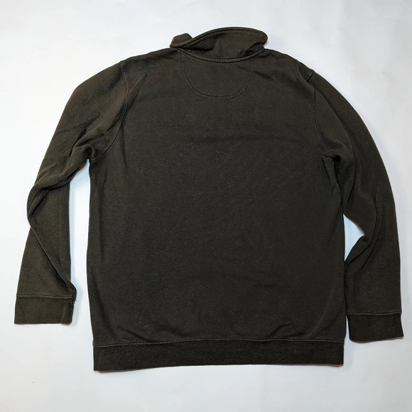 Men's Croft & Barrow® Easy-Care  Extra Soft Quarter-Zip Fleece Pullover M Green - Picture 2 of 8